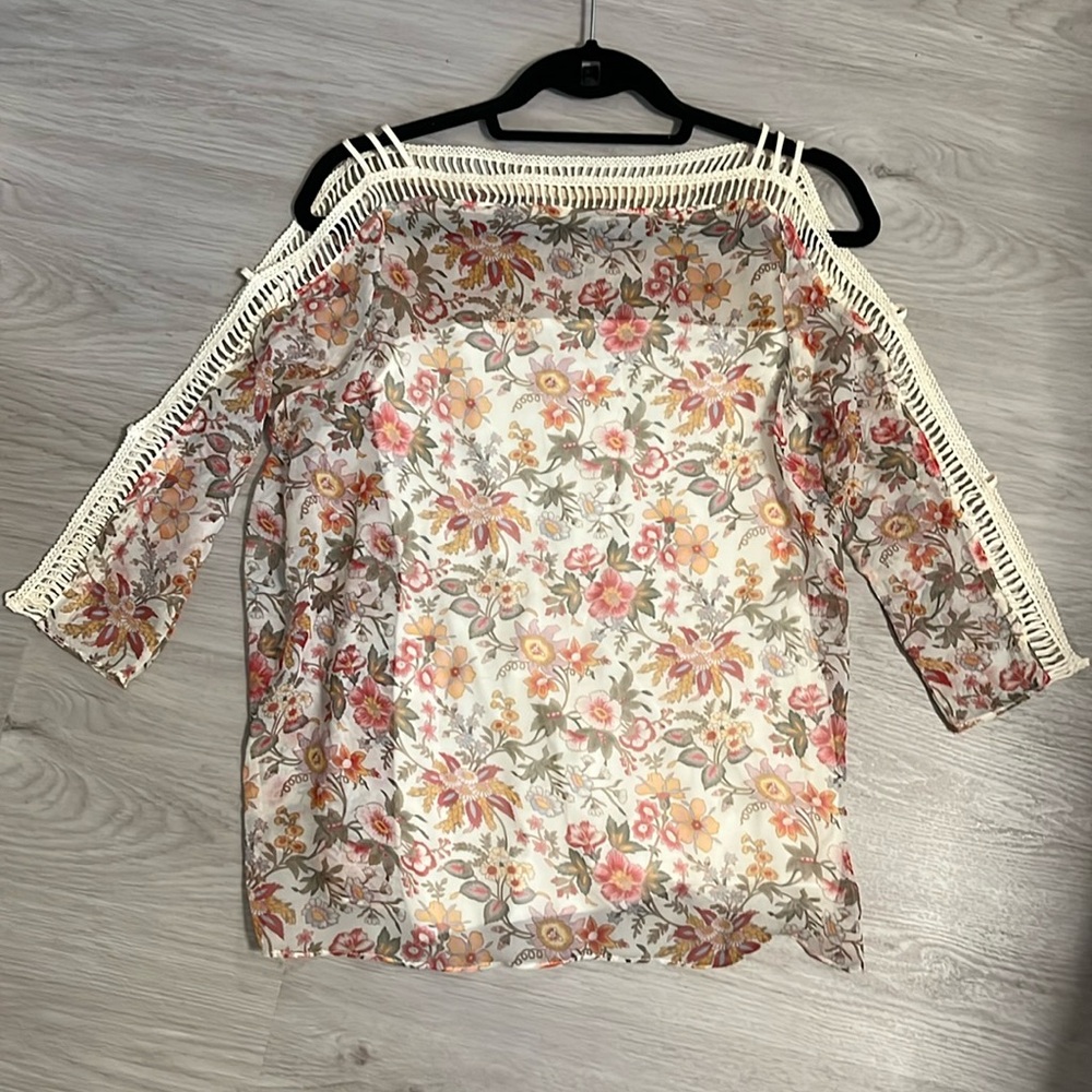 BAILEY 44 Wild Heart silk blouse top, size XS